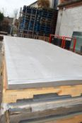 *~50 Sheets of 3m x 1.2m New LT Grey Mirror Chip Laminate