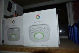 *Four Google Nest Protect Smoke and Carbon Monoxide Alarms