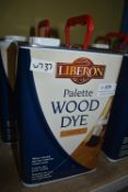 2x 5L of Liberon Antique Pine Palette Wood Dye