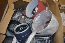 *Pallet of Assorted Lighting and Lampshades (salvage)