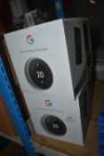 *Four Google Nest Learning Thermostats