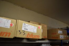*Contents of Shelf to Include Assorted Blum Fittings