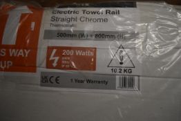 *Three Kudox Electrical Towel Rails 500x800mm