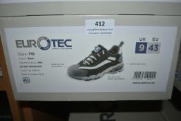 Euro Tech Black Safety Trainers Size: 9
