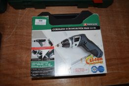 Parkside Cordless Screwdriver