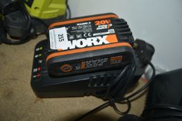 *Worx 2ah Battery with Charger