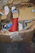*Pallet of Assorted Outdoor Sockets, Downlights, Flatpack Furniture, etc. (salvage)