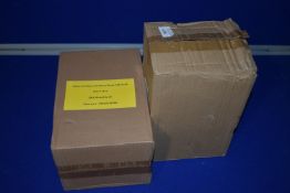 Two Boxes Containing 20 Packs of 6 Flexovit 125mm Sanding Discs 120 Grit