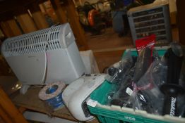 *Two Heaters, and a Quantity of Makita Handles