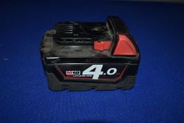 *Milwaukee M18 4ah Battery