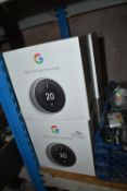 *Four Google Nest Learning Thermostats