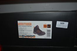 Work Tuff Black Work/Safety Boots Size: 13