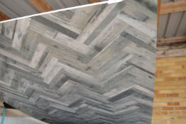 *~5 Sheets of 8ft x 4ft Bathroom & Shower Wall Boarding (herringbone natural shell)