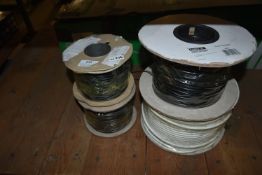 Four Assorted Reels of Cable