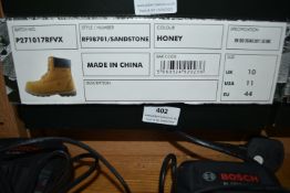 Rock Fall Honey Safety Boots Size: 10