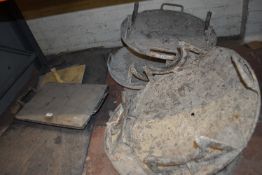 *Four Concrete Pipe Floats