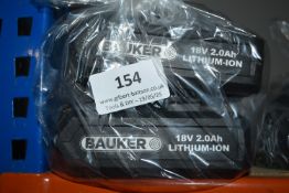 *Two Bauker 2ah Batteries
