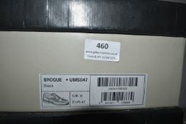 Lotus Black Brogues Size: 8