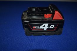 *Milwaukee M18 4ah Battery