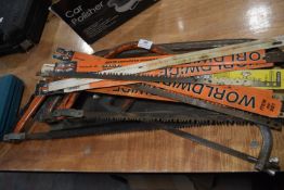 Assortment of Saws and Blades