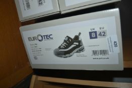Euro Tech Black Safety Trainers Size: 8