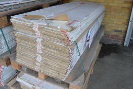 *~33 Sheets of 600x2000mmx10mm Shower & Bathroom Wall Boarding (Marbre Blanc Decarrare)