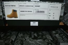 Rock Fall Honey Safety Boots Size: 8