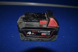 *Milwaukee M18 4ah Battery