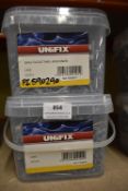 *2x 2.5kg of Unifix Galvanised Clout Nails 40x2.65mm