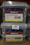 *2x 2.5kg of Unifix Galvanised Clout Nails 40x2.65mm