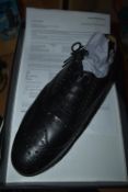 Lotus Black Brogues Size: 8