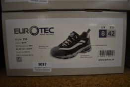 Euro Tech Black Work Safety Trainers Size: 8