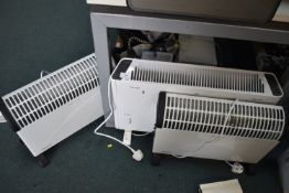 Three Electric Heaters