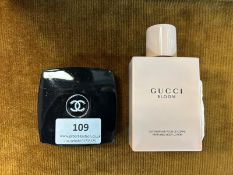 Gucci Bloom Body Lotion 100ml plus Chanel Blusher (both new)