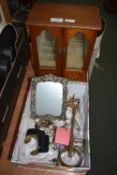 Small Jewellery Cabinet plus Costume Jewellery etc