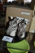 *Two Zebra Cruet Sets