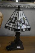 Leaded Glass Table Lamp