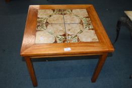 Tile Topped Retro Coffee Table