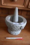 Stone Pestle & Mortar