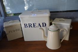 Green Kitchen Storage Tins