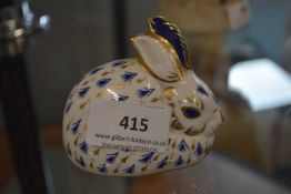 Royal Crown Derby Rabbit with Gold Seal