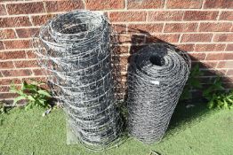 Two Reels of Chicken Wire etc.