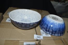 *Eight Blue & White Bowls