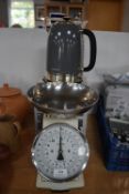 Kitchen Scales and a Kettle