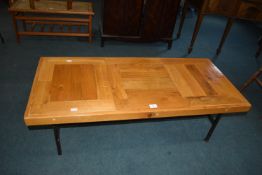 Retro Style Metal Framed Coffee Table