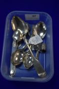 Assorted Silver Spoons, Thimble, etc. (some sold a
