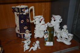 Vintage Pottery Spill Vases etc.