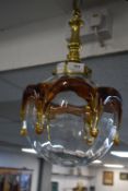 1970's Ceiling Mounted Lamp