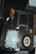 Small Collectibles Including Photo Frames and Hand