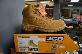 JCB Work Boots in Honey Cow Nubuck Size: 13
